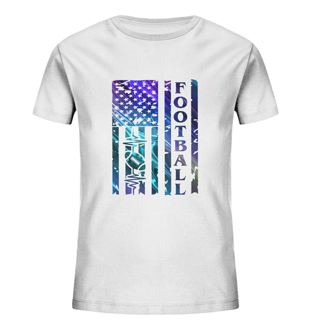 USA Football Flag  - Kids Organic Shirt