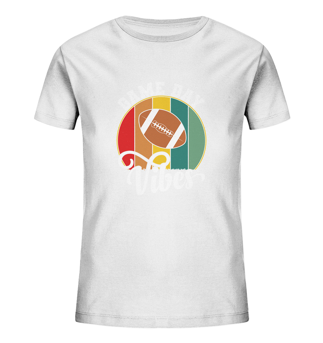 Game Day Vibes White - Kids Organic Shirt