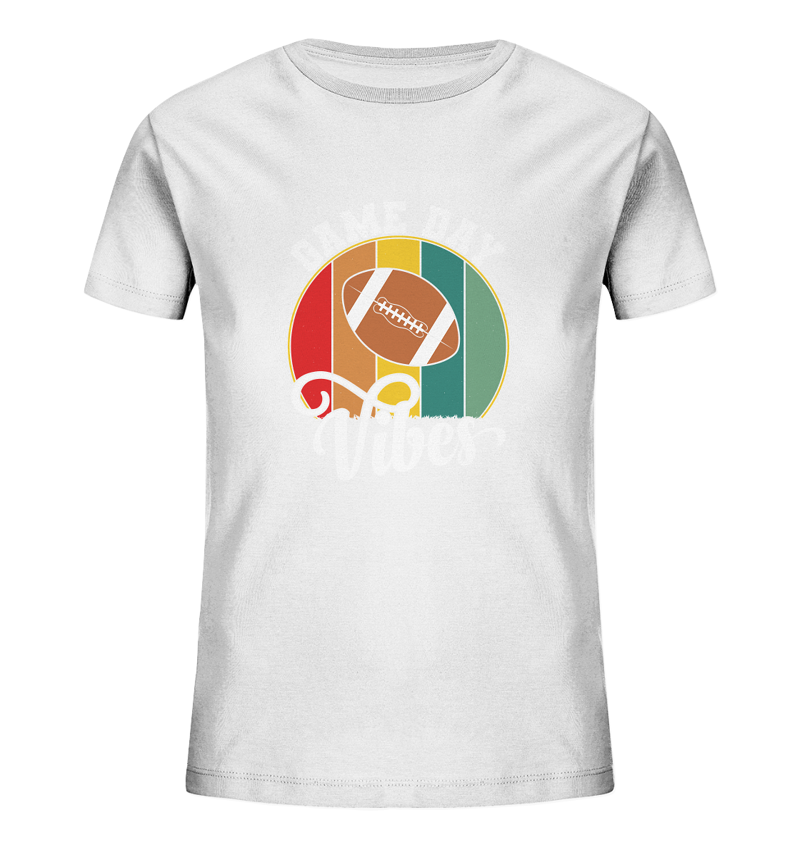 Game Day Vibes White - Kids Organic Shirt