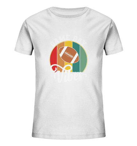 Game Day Vibes White - Kids Organic Shirt
