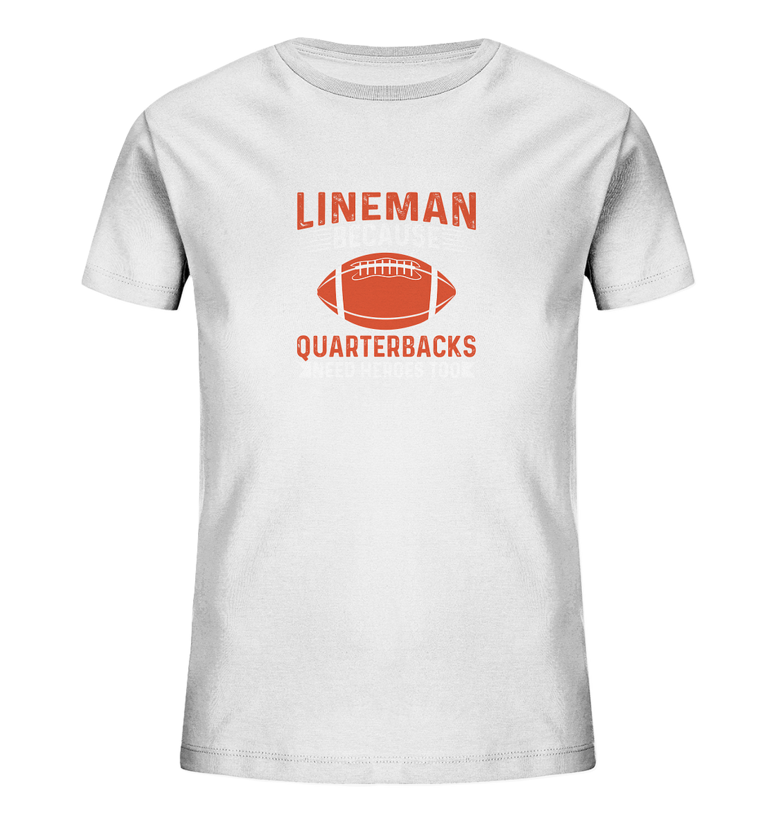 Lineman Quarterback Heroes - Kids Organic Shirt