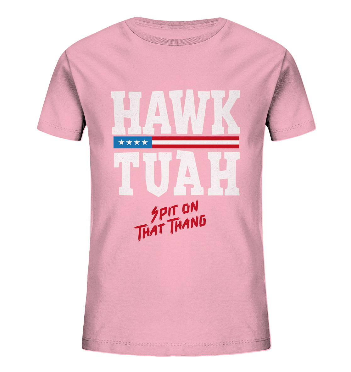 Hawk Tuah White - Kids Organic T-Shirt