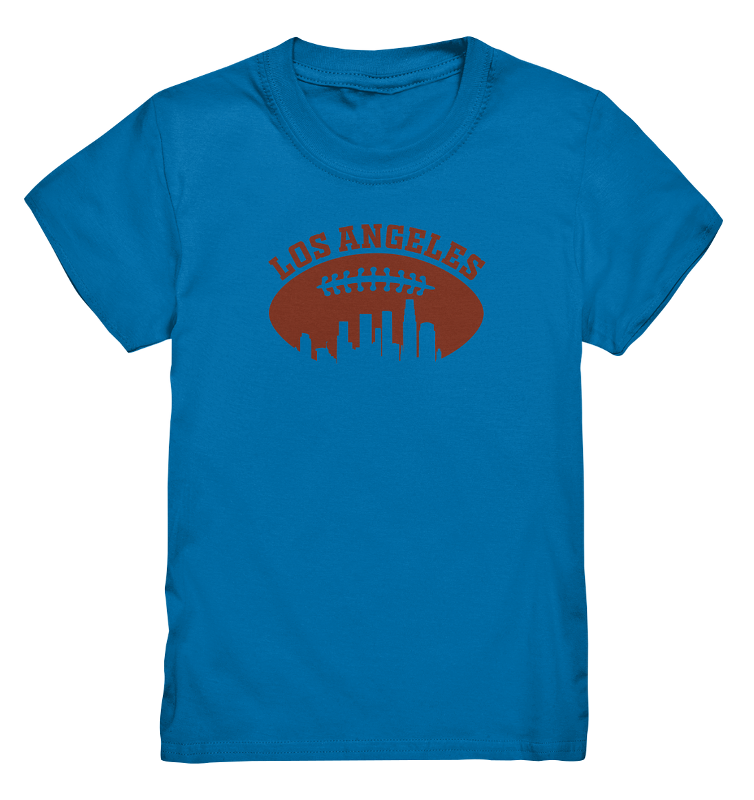 Los Angeles Football Silhouette - Kids Premium Shirt