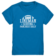 Lineman Serving Pancakes - Kids Premium Shirt