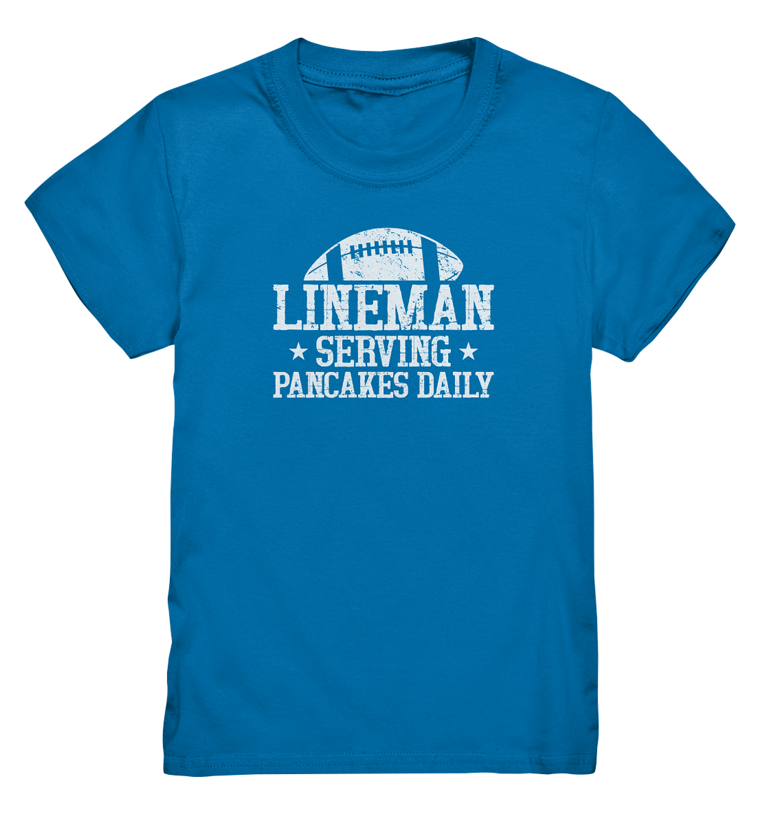 Lineman Serving Pancakes - Kids Premium Shirt