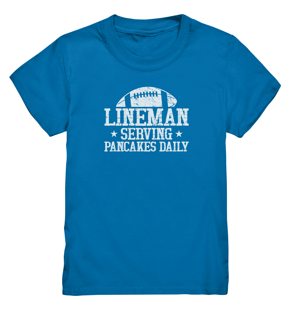 Lineman Serving Pancakes - Kids Premium Shirt