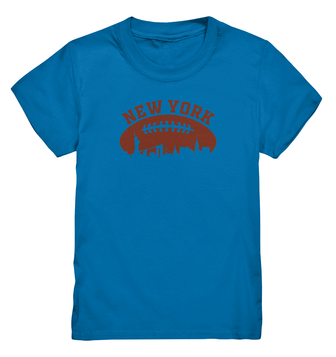 New York Football Silhoutte  - Kids Premium Shirt