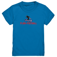 Playoff Flag Football  Men red - Kids Premium Shirt