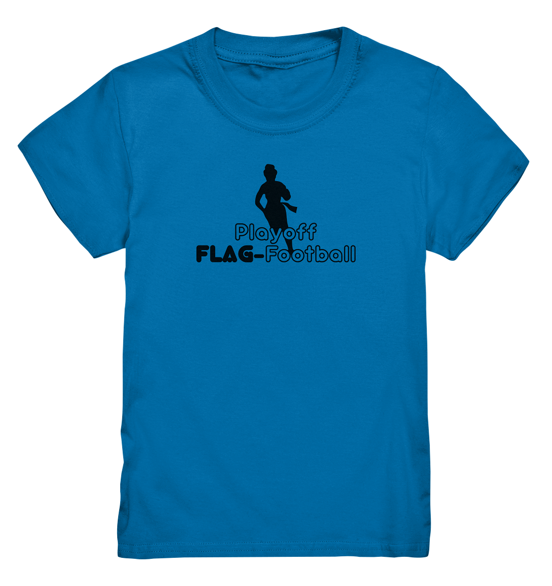 Playoff Flag Football  Women black  - Kids Premium Shirt