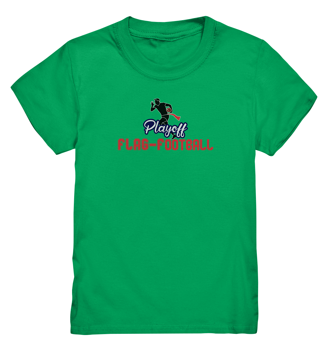 Playoff Flag Football  Men red - Kids Premium Shirt