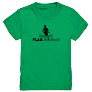 Playoff Flag Football  Women black  - Kids Premium Shirt