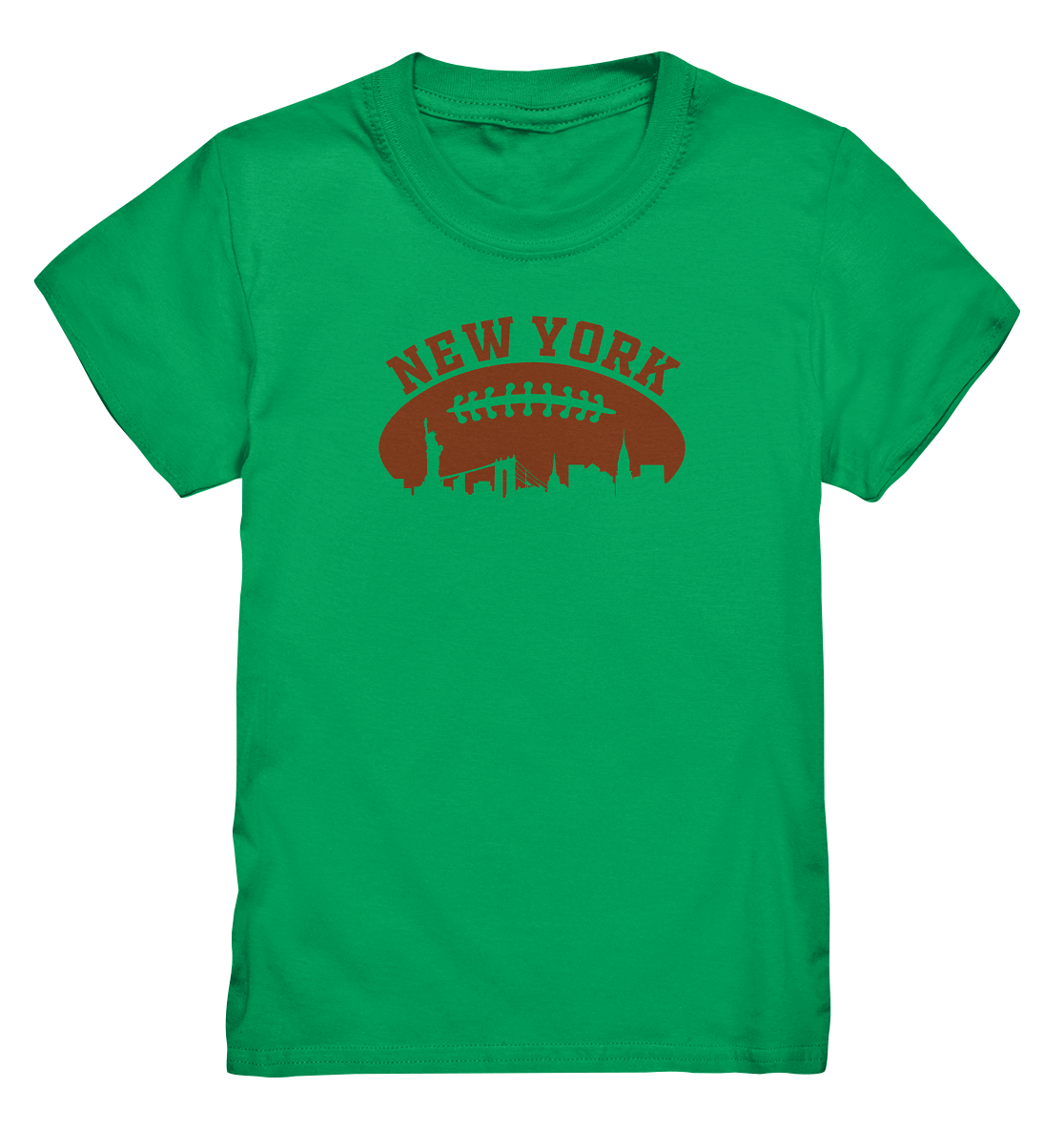 New York Football Silhoutte  - Kids Premium Shirt
