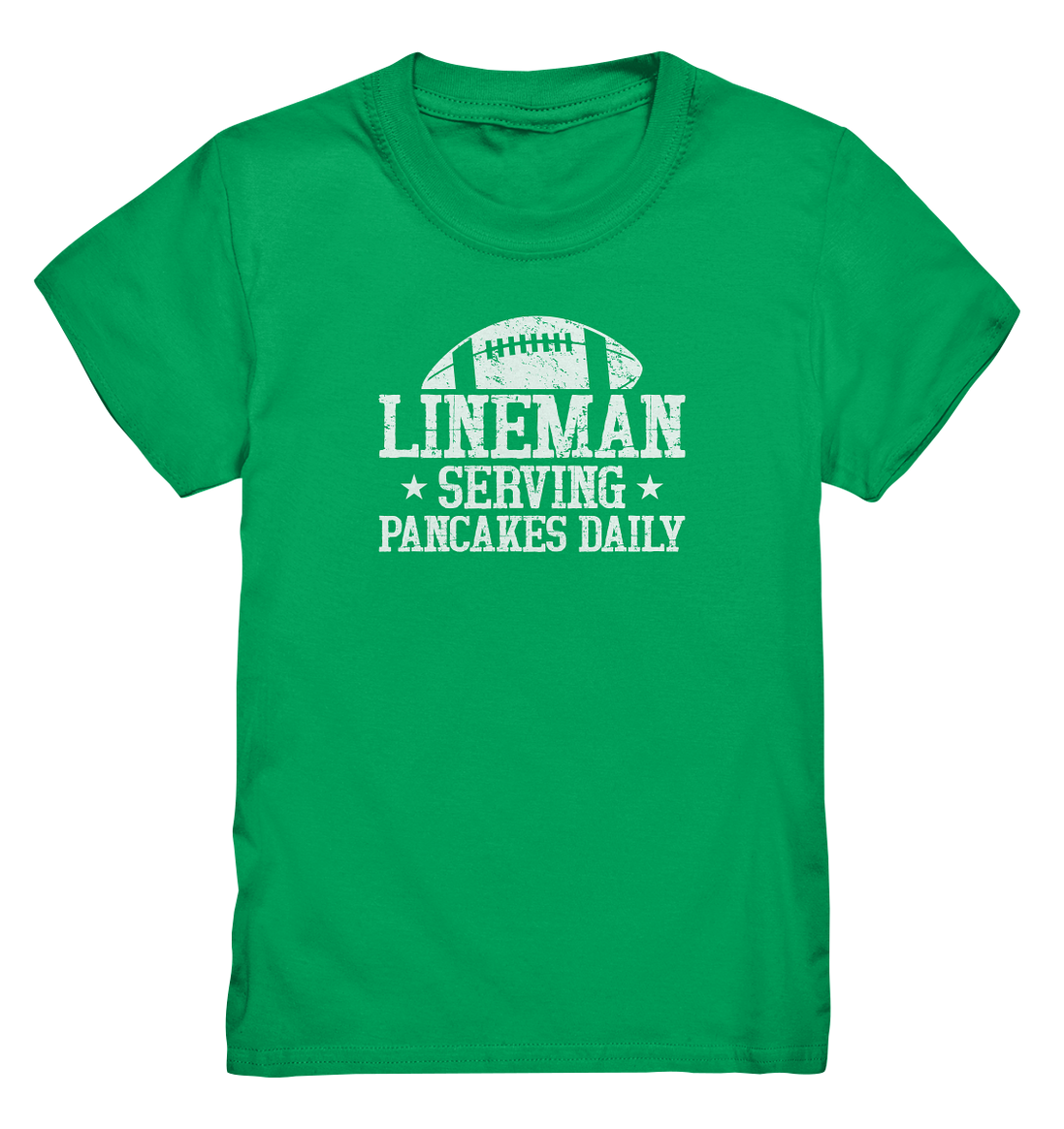 Lineman Serving Pancakes - Kids Premium Shirt