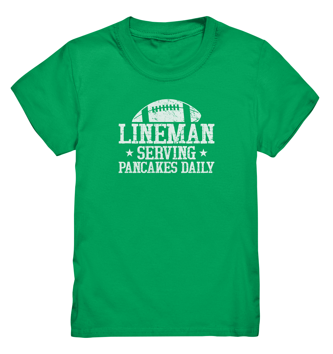 Lineman Serving Pancakes - Kids Premium Shirt