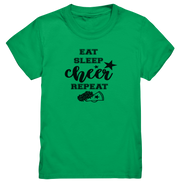 Eat Sleep Cheer Repeat - Kids Premium Shirt