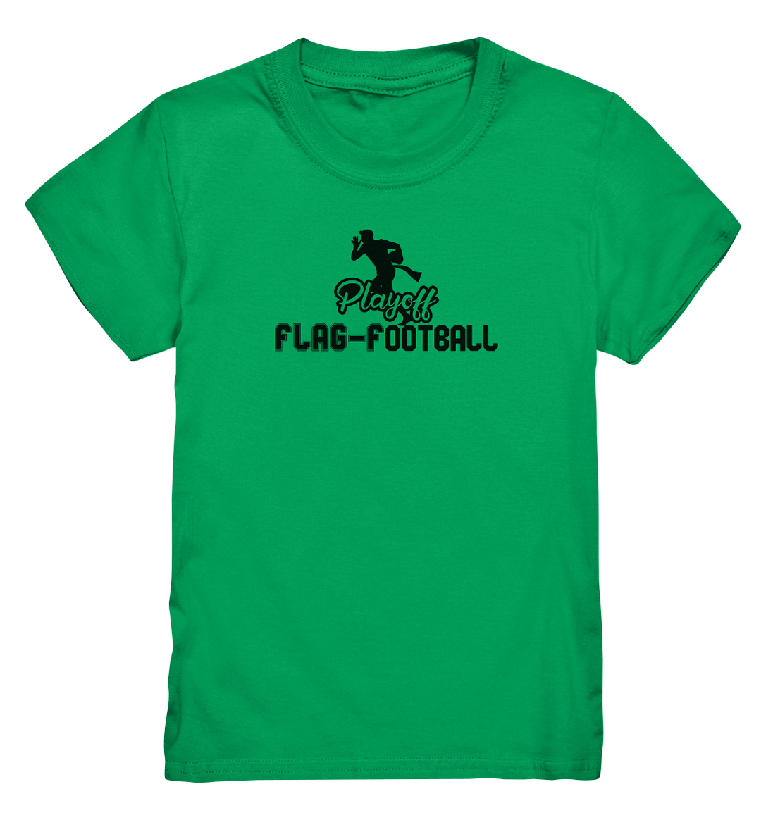 Playoff Flag Football Men Black - Kids Premium Shirt