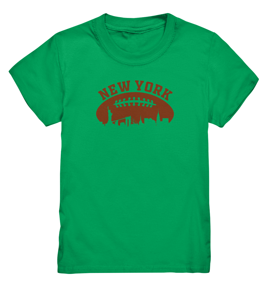 New York Football Silhoutte  - Kids Premium Shirt
