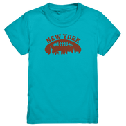 New York Football Silhoutte  - Kids Premium Shirt
