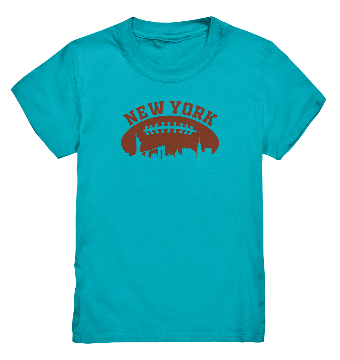 New York Football Silhoutte  - Kids Premium Shirt