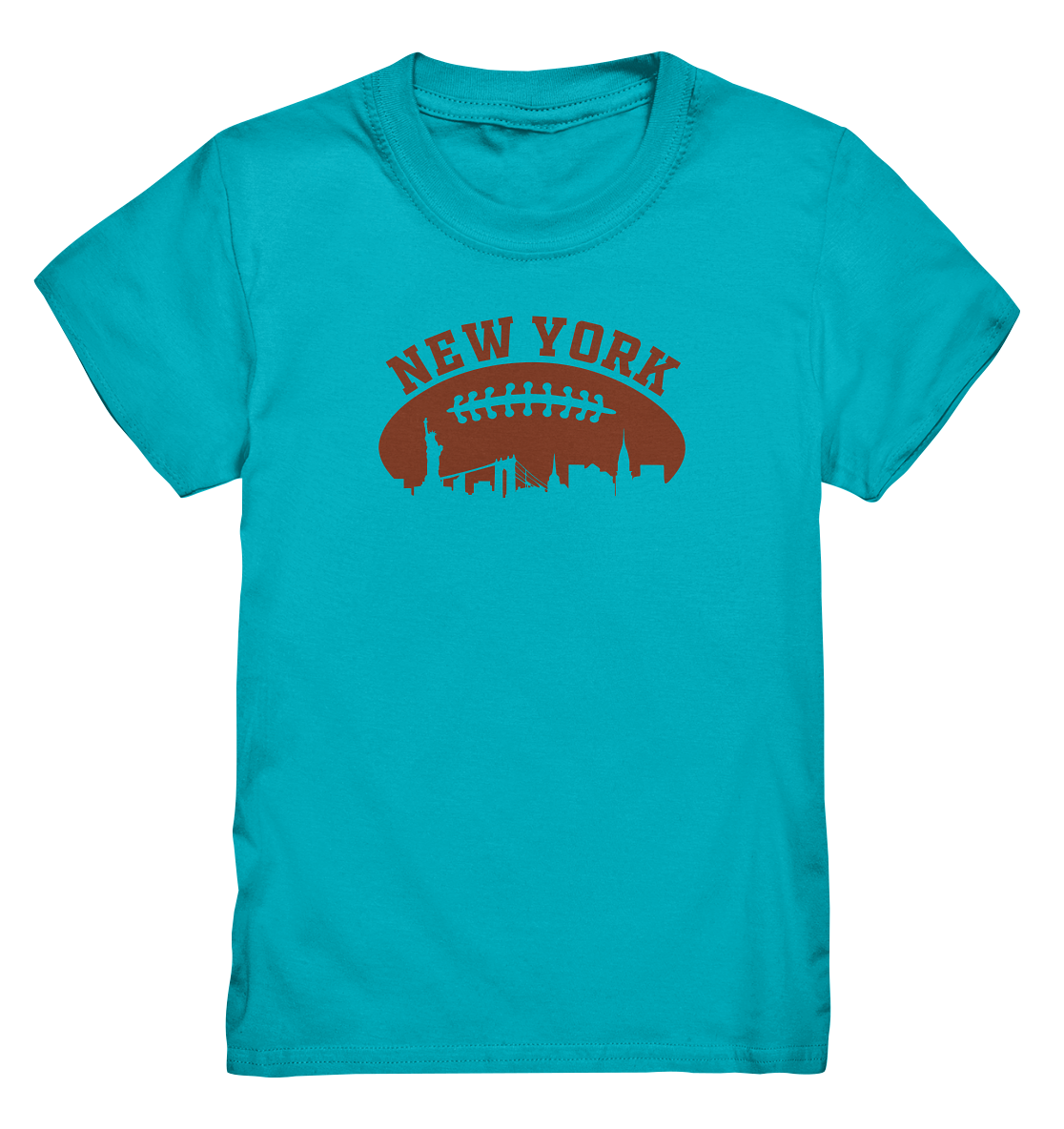 New York Football Silhoutte  - Kids Premium Shirt