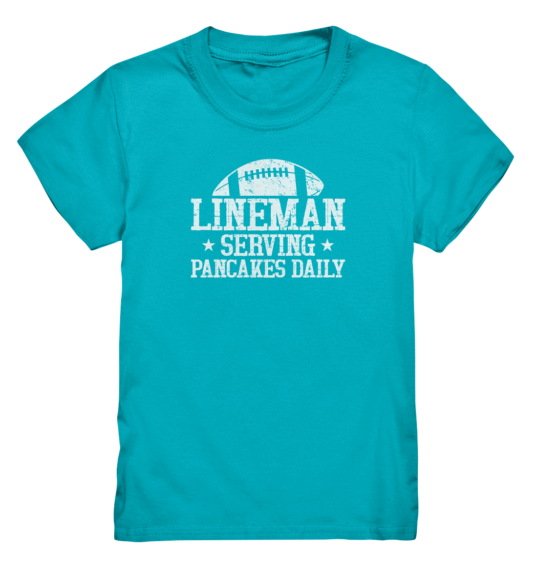 Lineman Serving Pancakes - Kids Premium Shirt
