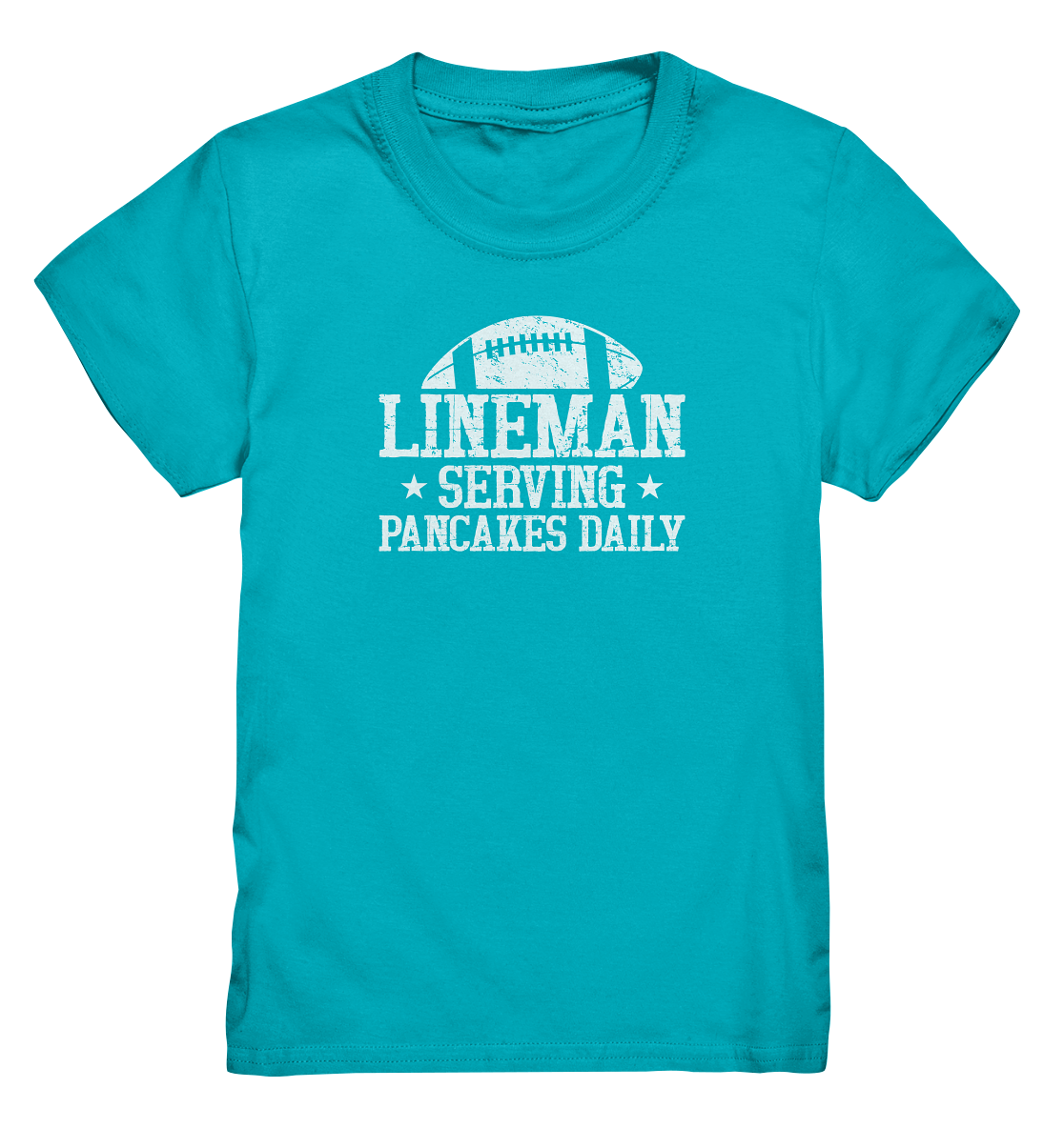 Lineman Serving Pancakes - Kids Premium Shirt
