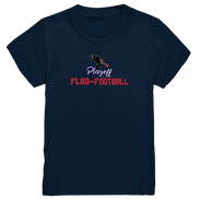 Playoff Flag Football  Men red - Kids Premium Shirt