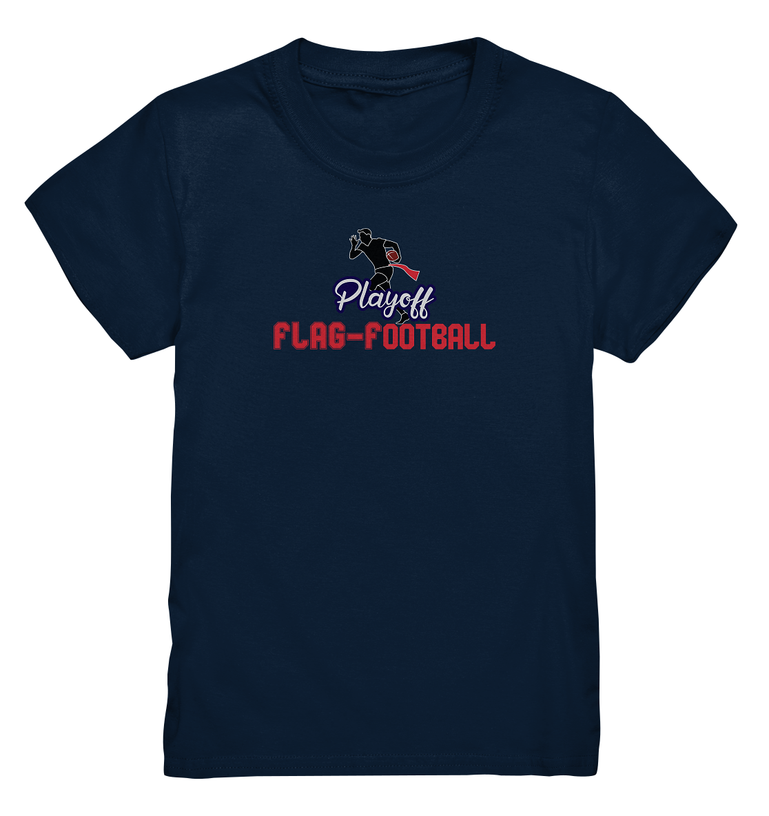 Playoff Flag Football  Men red - Kids Premium Shirt