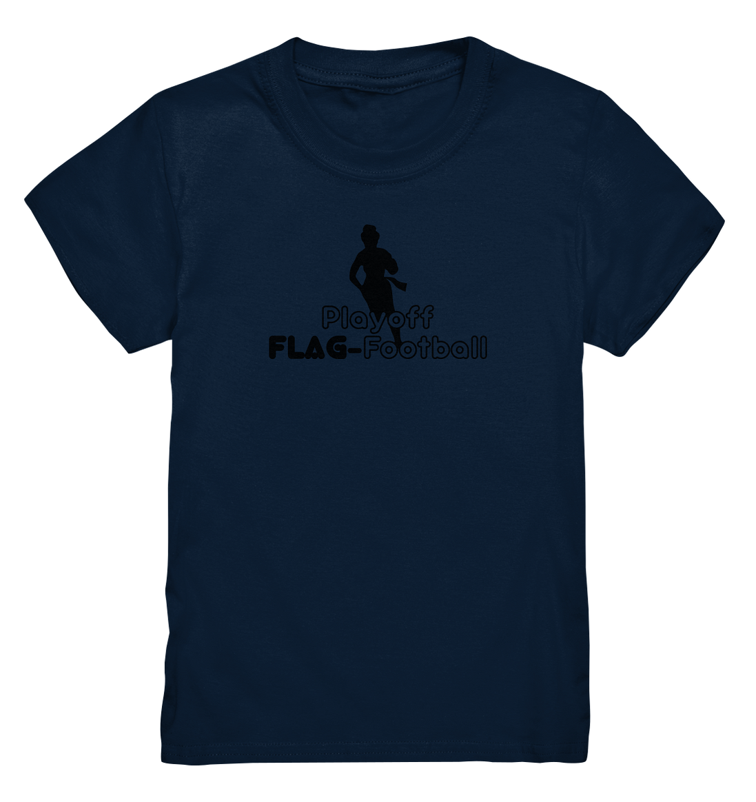Playoff Flag Football  Women black  - Kids Premium Shirt