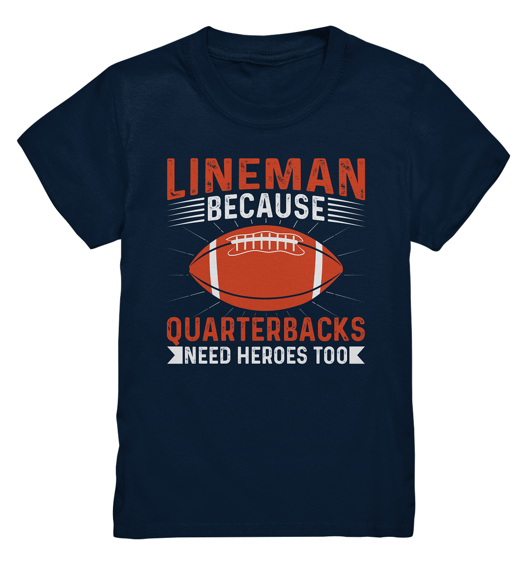 Lineman Quarterback Heroes - Kids Premium Shirt