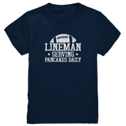 Lineman Serving Pancakes - Kids Premium Shirt