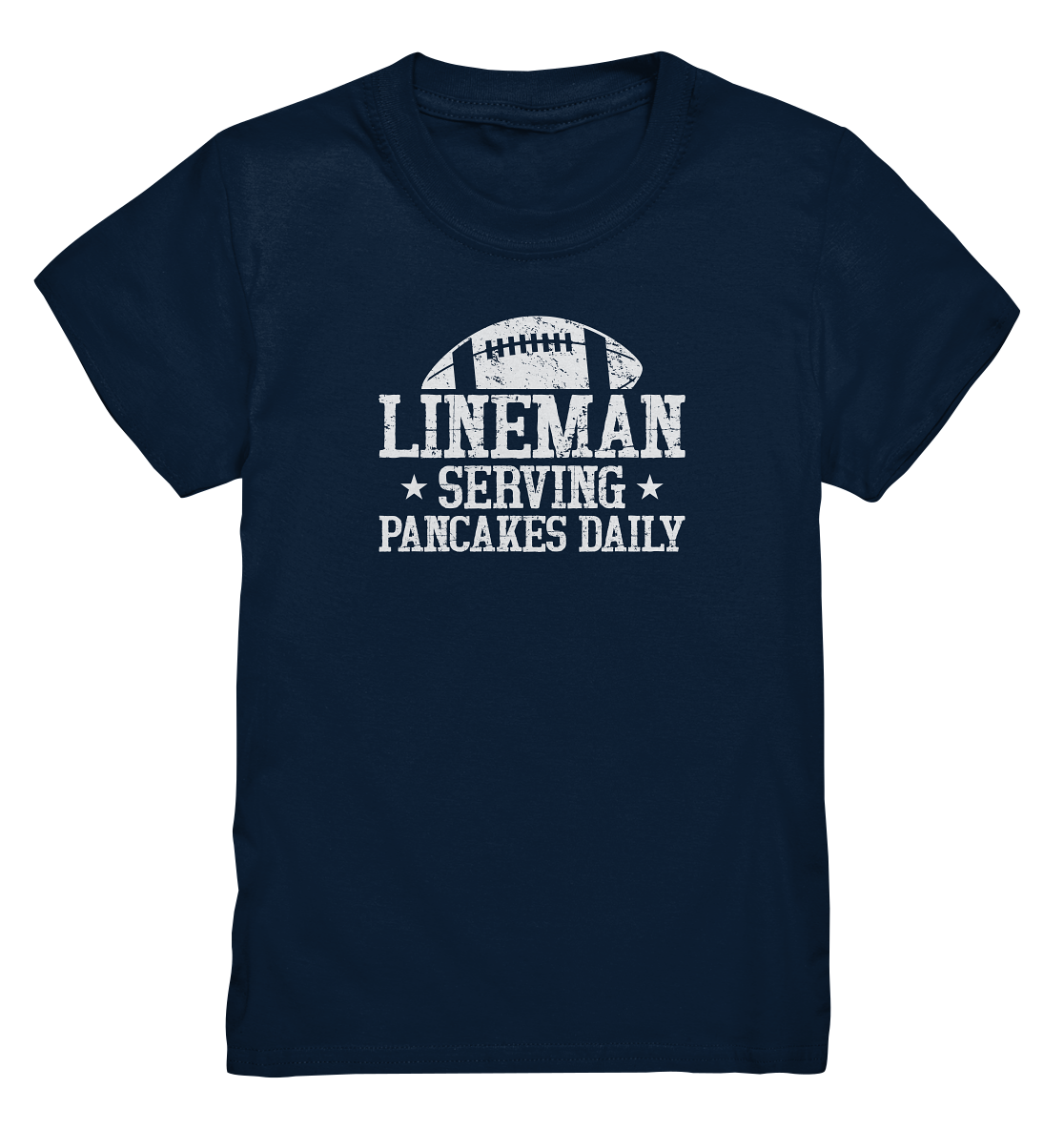 Lineman Serving Pancakes - Kids Premium Shirt