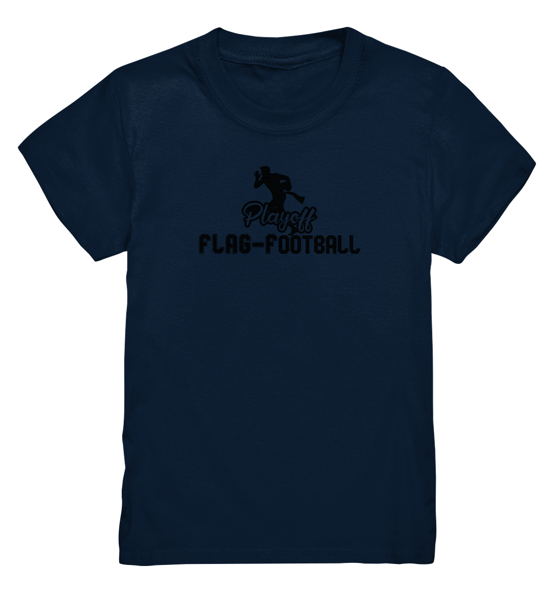 Playoff Flag Football Men Black - Kids Premium Shirt