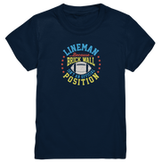Lineman Brick Wall - Kids Premium Shirt
