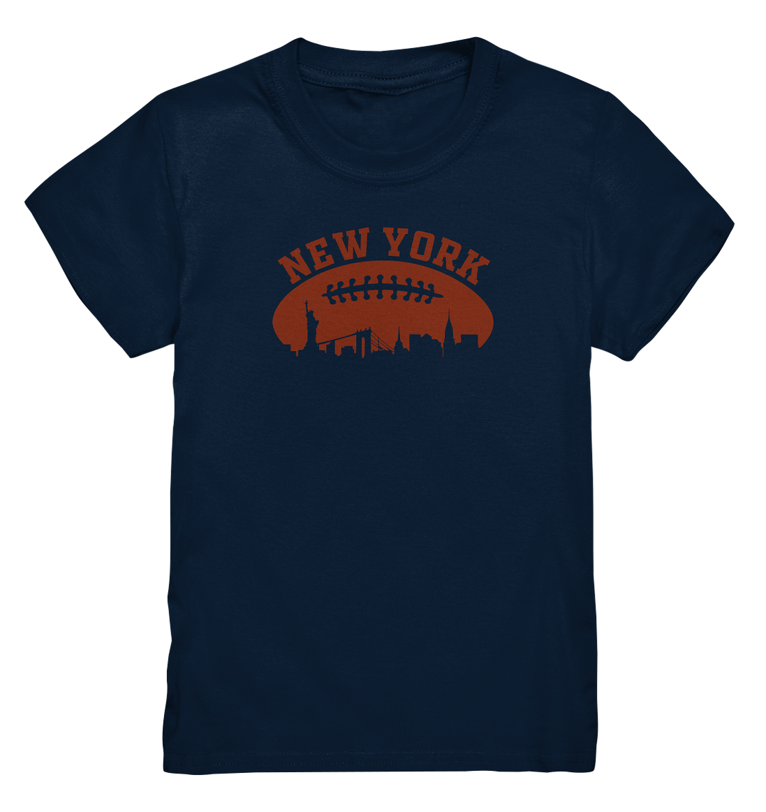 New York Football Silhoutte  - Kids Premium Shirt