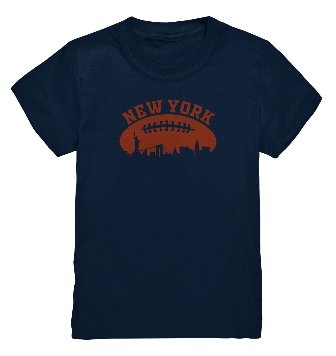 New York Football Silhoutte  - Kids Premium Shirt