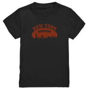 New York Football Silhoutte  - Kids Premium Shirt
