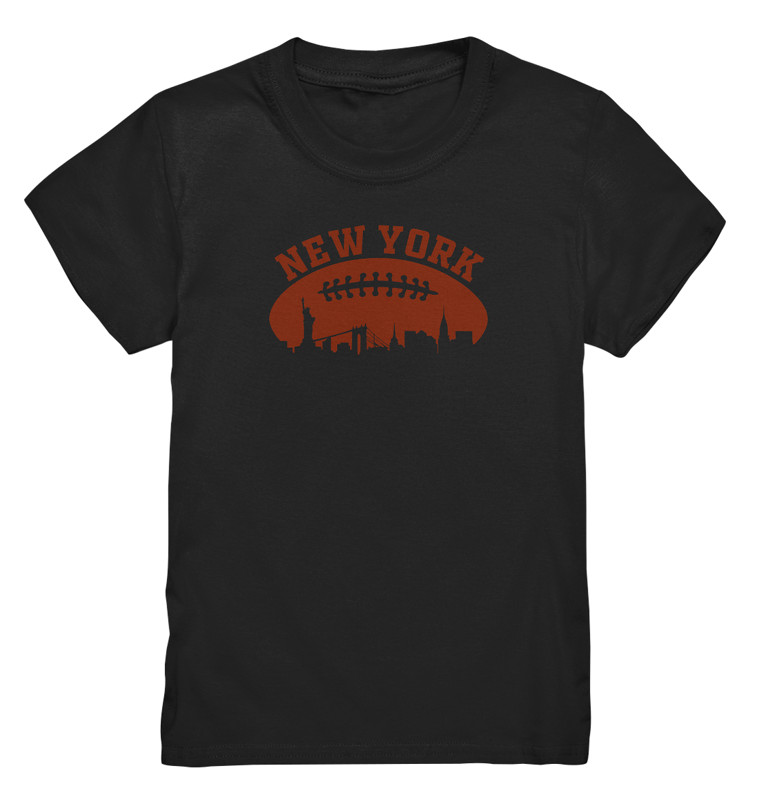New York Football Silhoutte  - Kids Premium Shirt