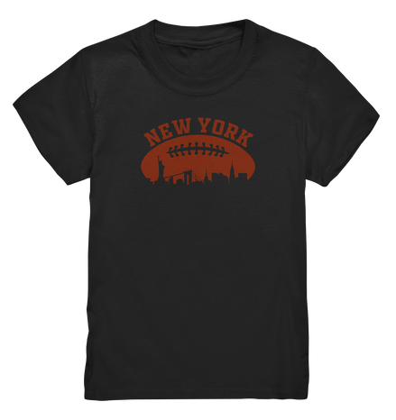 New York Football Silhoutte  - Kids Premium Shirt
