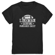Lineman Serving Pancakes - Kids Premium Shirt