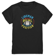 Lineman Brick Wall - Kids Premium Shirt