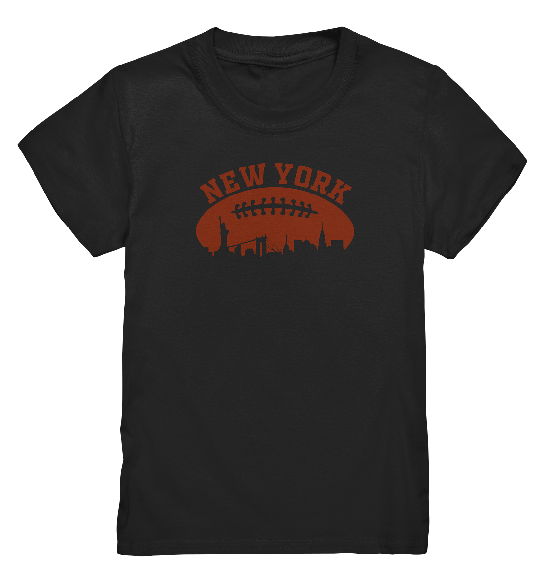 New York Football Silhoutte  - Kids Premium Shirt