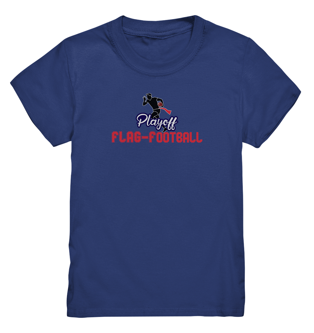 Playoff Flag Football  Men red - Kids Premium Shirt