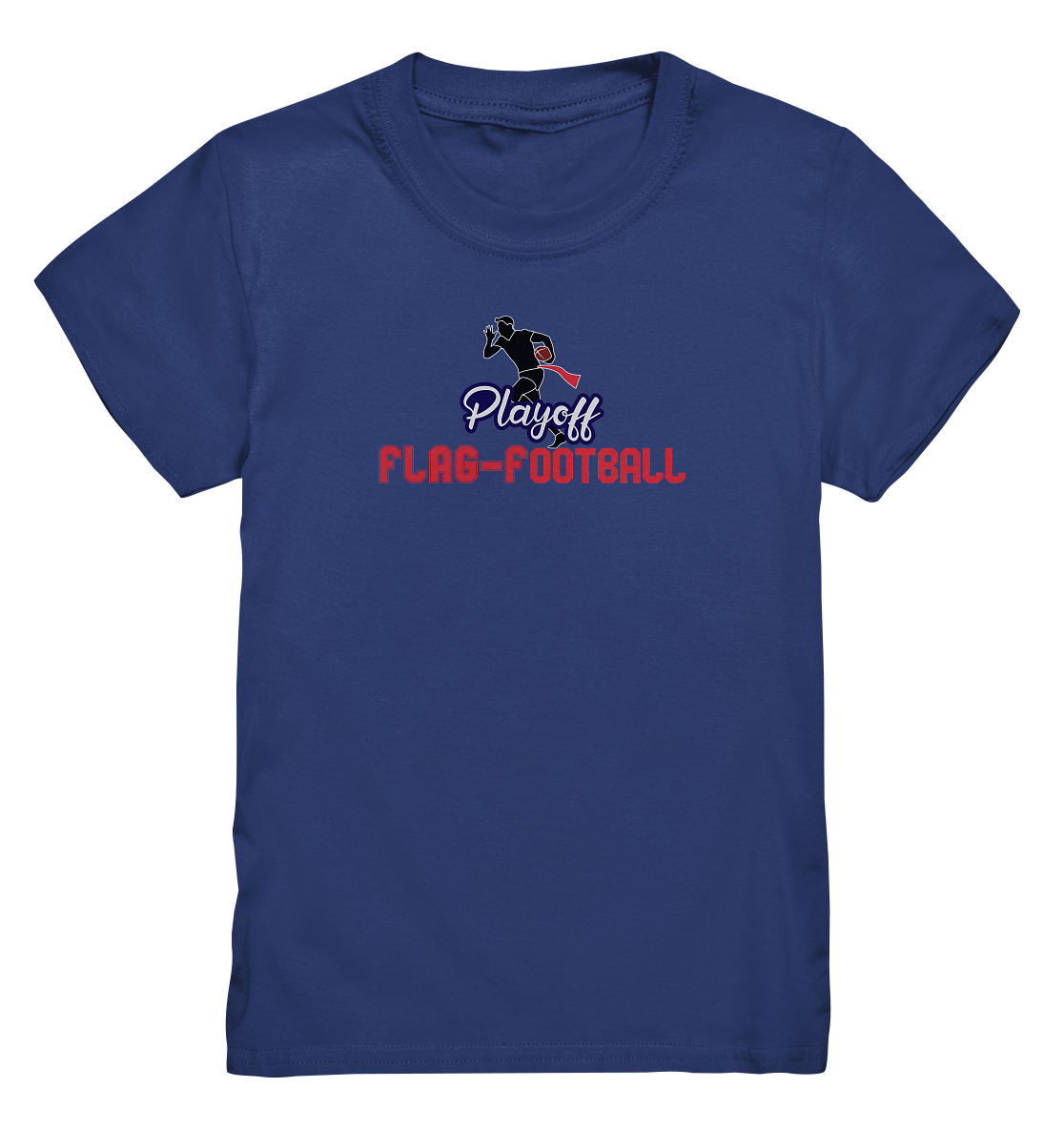 Playoff Flag Football  Men red - Kids Premium Shirt