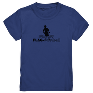 Playoff Flag Football  Women black  - Kids Premium Shirt