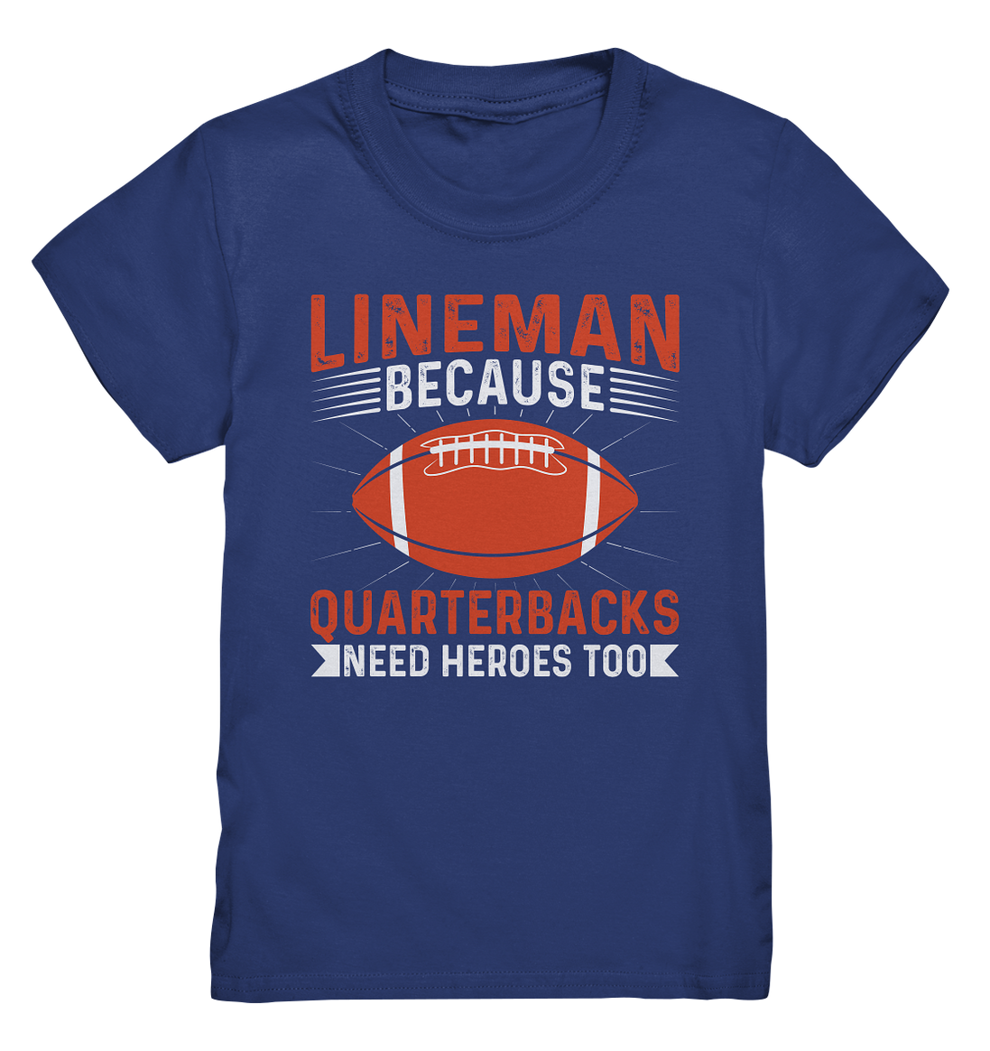 Lineman Quarterback Heroes - Kids Premium Shirt