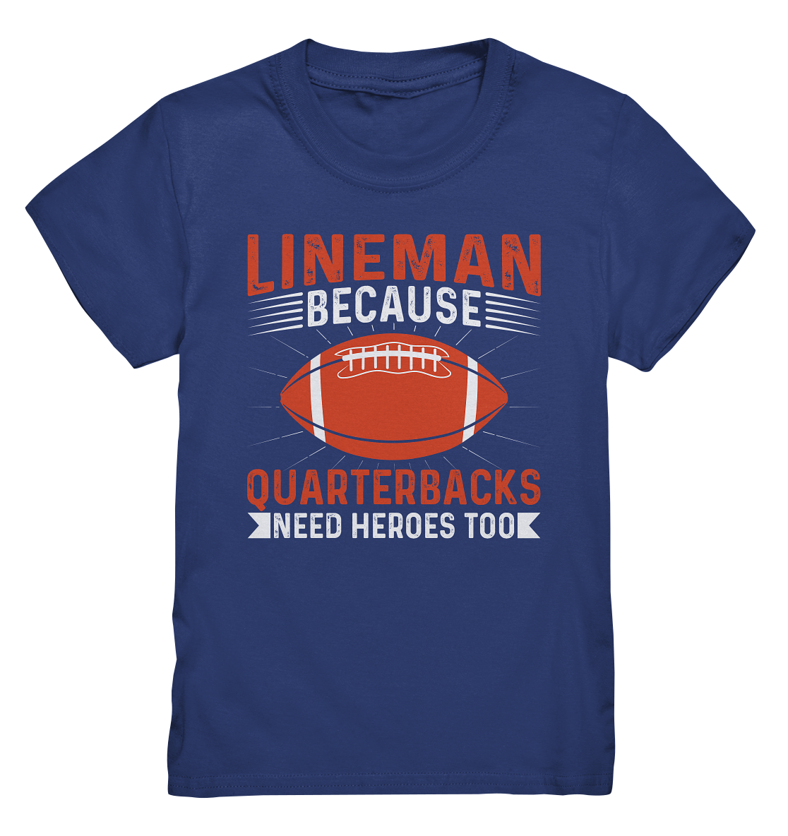 Lineman Quarterback Heroes - Kids Premium Shirt