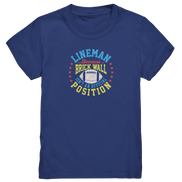 Lineman Brick Wall - Kids Premium Shirt