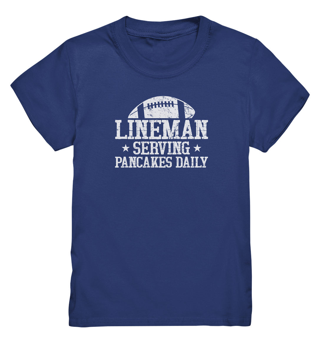 Lineman Serving Pancakes - Kids Premium Shirt