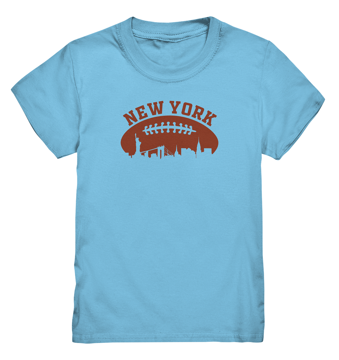 New York Football Silhoutte  - Kids Premium Shirt